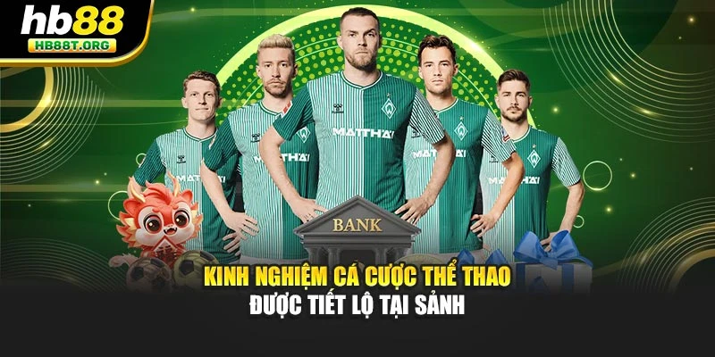 Kinh nghiệm cá cược thể thao được tiết lộ tại sảnh